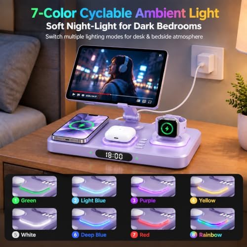 Wireless Charging Station for Apple Devices, Only for Apple Watch Charging - Image 4