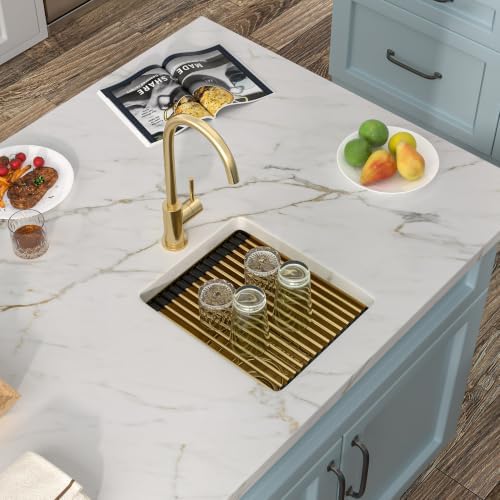13"x15" Gold Bar Prep Sink Undermount Workstation - Image 3