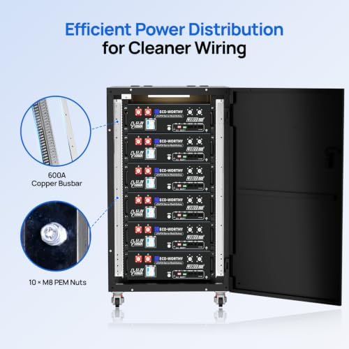 ECO-WORTHY RACK6 V3 Server Rack Battery Cabinet - Image 5