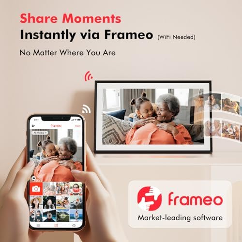 Frameo 15.6'' Digital Picture Frame, Digital Photo Frame WiFi Large Display - Image 3