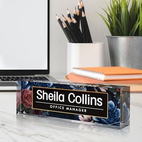 Custom Name Plate for Desk, Employee Appreciation Gifts, Office Decor - Image 3
