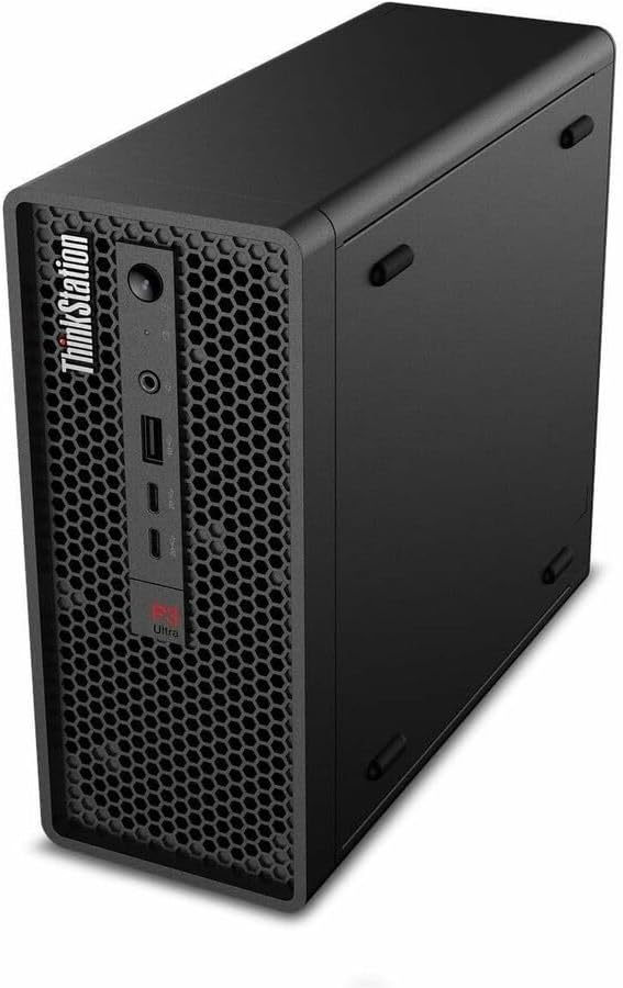 Lenovo ThinkStation P3 Ultra Gen 2 30J50031US Workstation - 1 x Intel Core Ultra 9 2nd Gen 285 - vPro Technology - 32 GB - 1 TB SSD - Small Form Factor - Black - Image 3