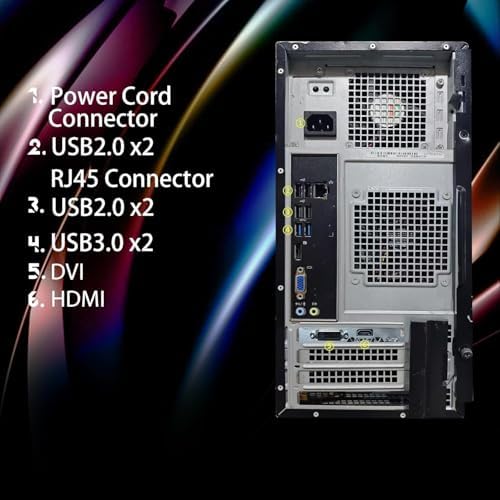 Dell RGB Gaming OptiPlex Desktop PC Computer, Intel Core i5, GeForce GTX 750 Ti 4G, 16GB RAM, 512GB SSD, RGB Keyboard & Mouse, WiFi, Windows 11 Pro (Renewed) - Image 4