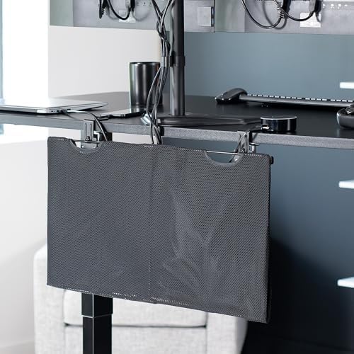 VIVO Clamp-on 30 in Desk Cable Management Sleeve - Image 2