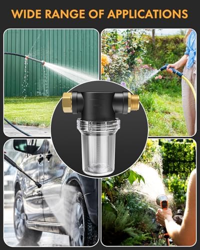 Twinkle Star 2 Pcs Garden Hose Filter, Inline Water Hose Filter - Image 5