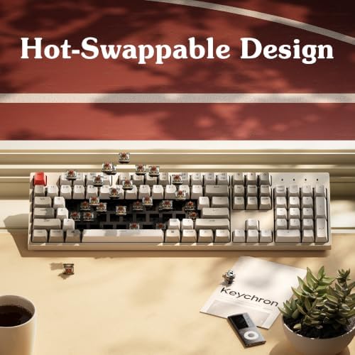 Keychron C2 Full Size Wired Mechanical Keyboard, Hot-Swappable, Retro - Image 5