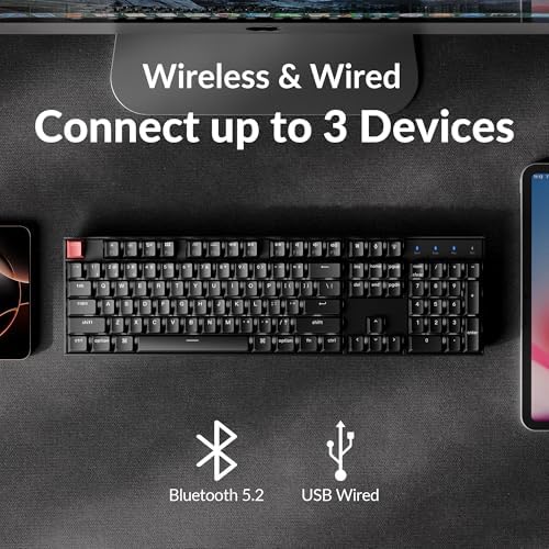 Keychron K10 (Version 2) Full Size QMK Wireless Custom Mechanical Keyboard - Image 3