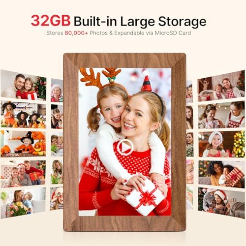Frameo 10.1" WiFi Digital Picture Frame, Electronic Photo Frames - 32GB - Image 3
