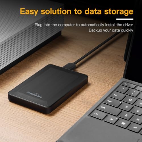 UnionSine 2.5" Portable External Hard Drive 500GB, Black - Image 5