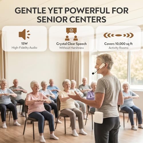 WinBridge Bluetooth Voice Amplifier with Headset Mic for Teachers, Elderly - Image 2