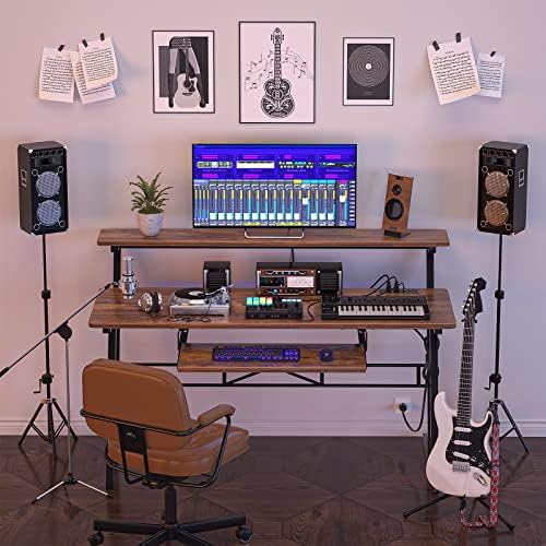 Armocity Music Studio Desk Production Workstation - Recording Studio Desk - Image 2