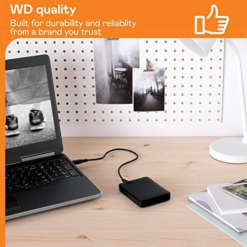 WD 2TB Elements Portable External Hard Drive for Windows, USB 3.2 Gen 1/USB 3.0 for PC & Mac, Plug and Play Ready - WDBU6Y0020BBK-WESN - Image 4