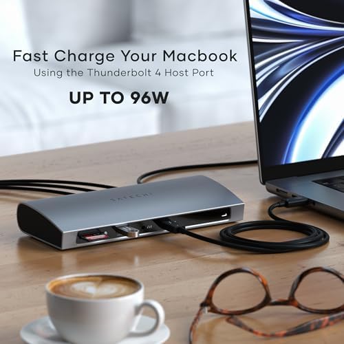Satechi 11-in-1 Thunderbolt 4 Dock, 2X 4K/60Hz Displays, 3 USB-A 3.2 - Image 6