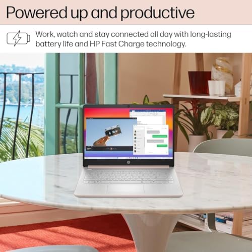 HP Ultrabook 14 Laptop Computer Business Study & Home 2026, MS Office for The Web + Windows 11 Home, Quad-Core Intel CPU, 128GB SSD, WiFi 6, Rose Gold - Image 7