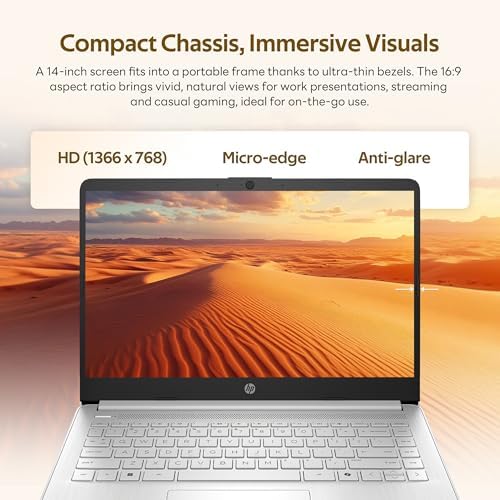 HP Stream 14" HD Student&Business Laptop with AI Copilot, Intel Processor N150, 4GB RAM, 1.12TB Storage (128GB UFS + 1TB Docking Station), 1 Year Office 365, Intel Graphics, Win 11, Natural Silver - Image 4