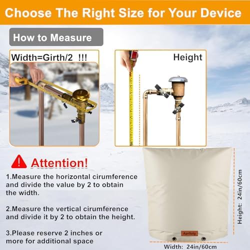 Backflow Preventer Insulation Cover,Pipe Covers for Outside - Image 4