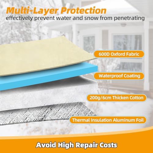 Backflow Preventer Insulation Cover,13" W x 12" H - Image 4