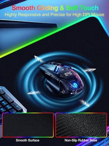 Magnetic Wireless Charging Mouse Pad Gaming, 31.5"x15.8" Large Desk Mat - Image 6