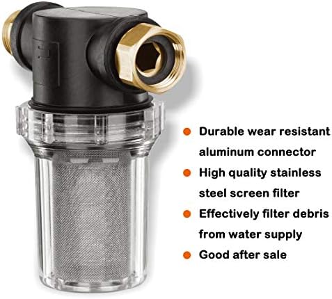 Twinkle Star Garden Hose Filter, Inline Water Hose Filter Attachment (Pack of 3) - Image 5