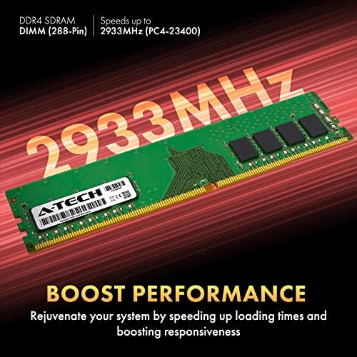 A-Tech 32GB Kit (2x16GB) RAM for Dell Inspiron 3880, 3881 Desktop | DDR4 2933MHz PC4-23400 DIMM 1.2V 288-Pin Non-ECC UDIMM Memory Upgrade - Image 2