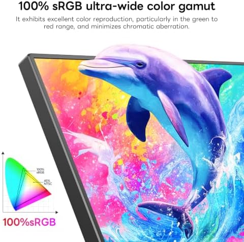 10.5" Portable Monitor with Smart Cover 1280P HDR Travel Monitor for Laptop - Image 2