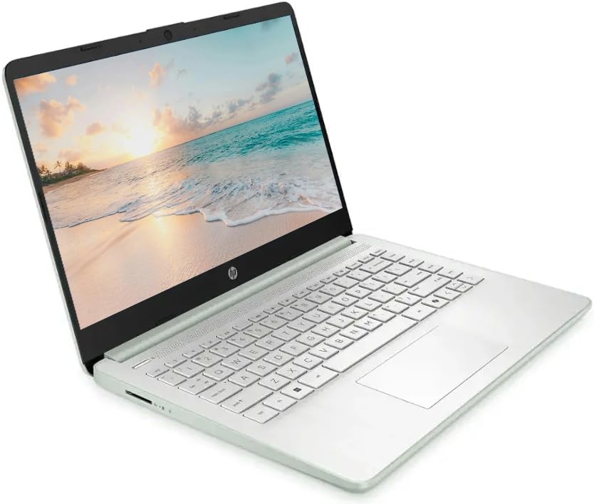 HP 14" Business Laptop Computer with 1-Year Office 365, Intel Quad-Core N150 Processor, 4GB RAM 384GB Storage (128GB UFS+256GB SD Card), Windows 11 Home, PLUSERA Earphones, Willow Green - Image 2