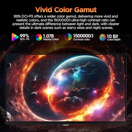 KOORUI 32 inch 4K OLED Gaming Monitor, UHD 240Hz 0.03ms, HDR True Black 400 - Image 5