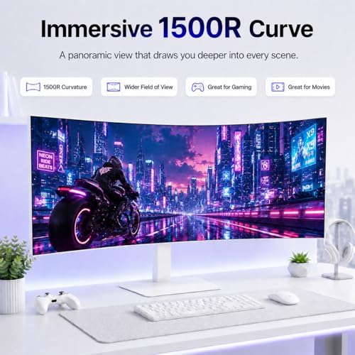 Deco Gear 49" Super Ultrawide Curved Monitor, 5120x1440, 5K2K, 120Hz, 32:9 - Image 5