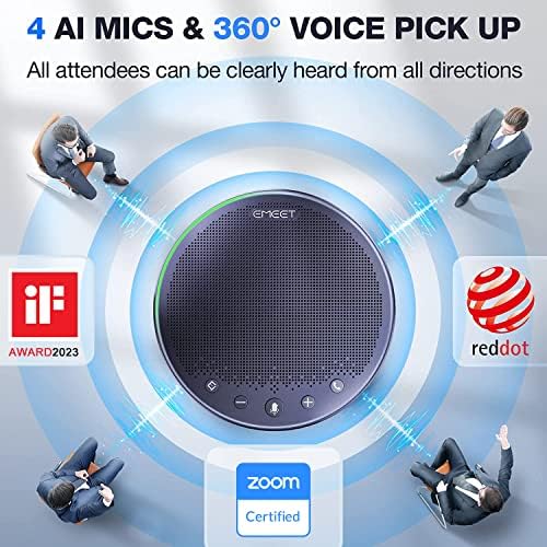 EMEET M3 Bluetooth Conference Speaker and Microphone, Zoom Certified - Image 2