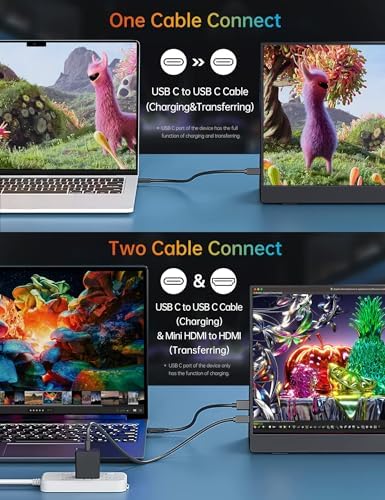 VILVA 15.6" FHD IPS USB-C HDMI Portable Monitor - Image 3