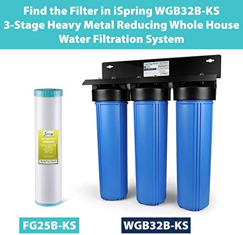 iSpring FG25B-KS Heavy Metals Reduction Whole House Water Filter - Image 3