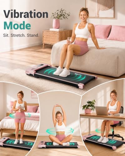 Walking Pad with Vibration Plates - Walking Pad Under Desk with Incline - Image 2