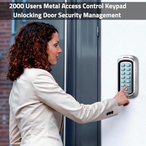 Wireless WiFi Tuya Access Control Keypad, 12V DC Metal Door Access Control - Image 6
