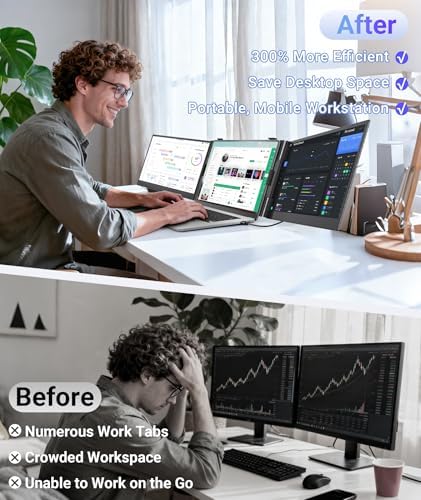 14" Laptop Screen Extender, Ultra-Thin FHD 1080P Portable Monitor - Image 4