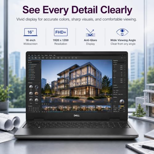 Dell Precision 7680 Laptop, NVIDIA RTX 2000 Ada 8GB, i7-13850HX, 32GB DDR5 - Image 5