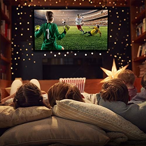 NIERBO 200 Inch Large Huge Projector Screen Big 16:9 3D Movie Screen of Thick Canvas Material Projection Screen HD for Outdoor Indoor Home Theater Church with a Black Projector Bag Not Include Mount - Image 5
