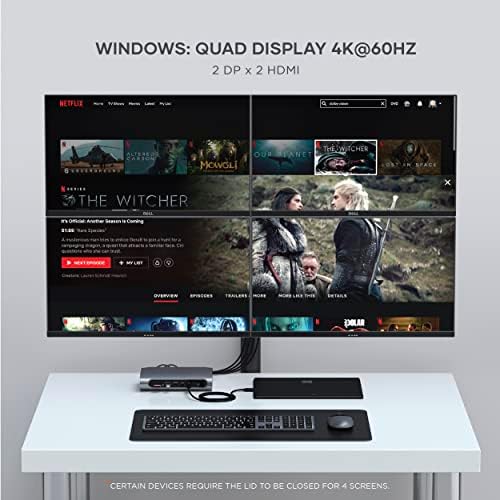 Satechi 16-in-1 Thunderbolt 4 Docking Station, 4K/60Hz Quad Display - Image 6