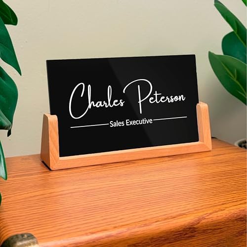 Personalized Business Gift Desk Name Plate - Office Gift for Coworker, Boss, or Manager Custom LED Name Plate Office Decor for Women or Men, Valentines Day - Image 5