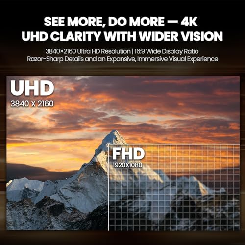 CRUA 32" 4K UHD 60Hz Curved Monitor, 1500R, AMD FreeSync, Speakers, White - Image 5