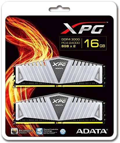 XPG Z1 DDR4 3000MHz (PC4 24000) 16GB (2x8GB) Gaming Memory Modules, Silver (AX4U300038G16-DSZ1) - Image 3