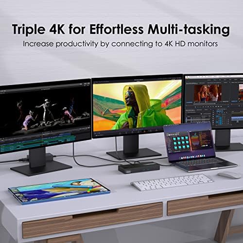 WAVLINK USB C Docking Station 4K@60Hz 3 Monitor for Mac(M1-M5,Neo),Windows - Image 3