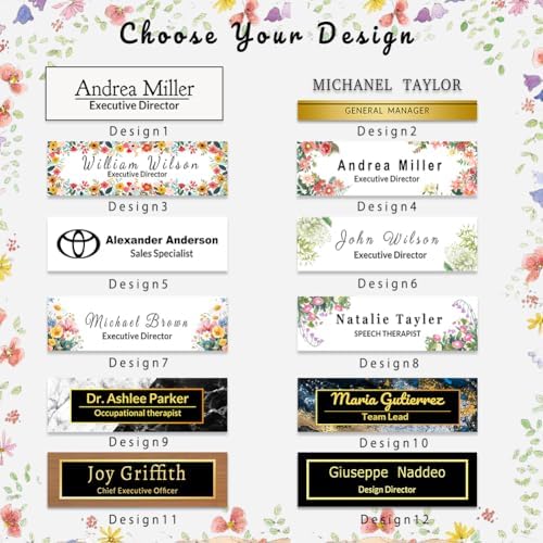 Name Plate for Desk, Office Table Plate Personalized, 8 inch x 2.5 inch Acrylic Desktop Accessories, Office Gifts for Coworkers Boss Teacher, Employee Appreciation Gifts, Professional Desk Name Title - Image 6