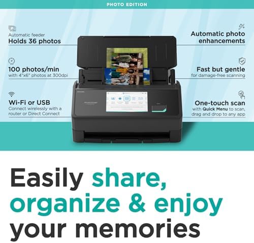 ScanSnap iX2500 Photo Edition Wireless or USB High-Speed Scanner, Black - Image 2