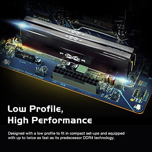 Silicon Power Gaming Series DDR4 32GB (2x16GB) 3200MHz (PC4 25600) 288-pin CL16 1.35V UDIMM Desktop Memory Module RAM Metallic Grey SP032GXLZU320BDC - Image 4