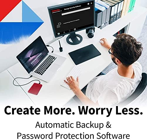 Toshiba Canvio Advance 4TB Portable External Hard Drive USB 3.0, Black - HDTCA40XK3CA - Image 3