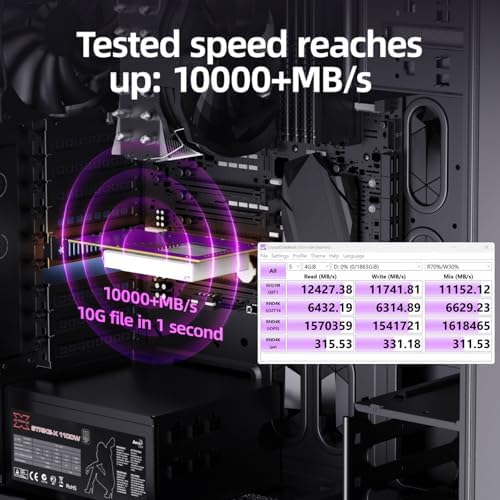 JEYI U.2 to PCIe 5.0 X4 Adapter Card for 2.5inch U.2 NVMe SSDs, 128Gbps - Image 3