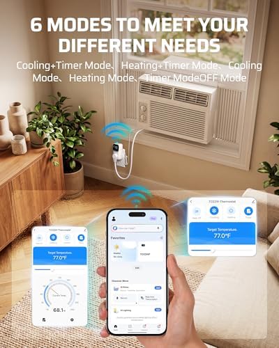 DEWENWILS Smart Temperature Controller, 15A Smart Thermostat with Memory - Image 2