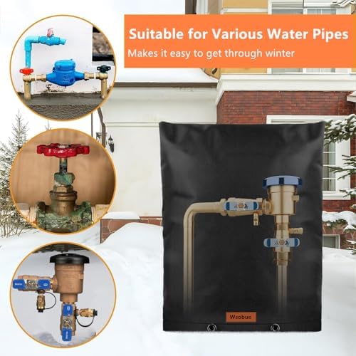 Winter Pipe Insulation Cover (5˚F) ,Insulated Backflow Preventer - Image 3