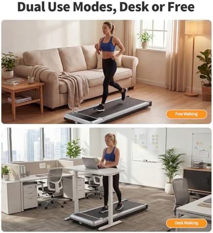 3-in-1 Walking Pad Under Desk Treadmill for Home Office Portable - Image 6
