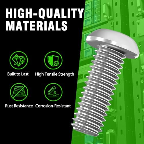 M6 x 16mm Rack Mount Cage Nuts, Screws and Washers - 50 Pack for Server Cabinets, Shelves, Routers - Self-Locking Cable Ties - Image 3